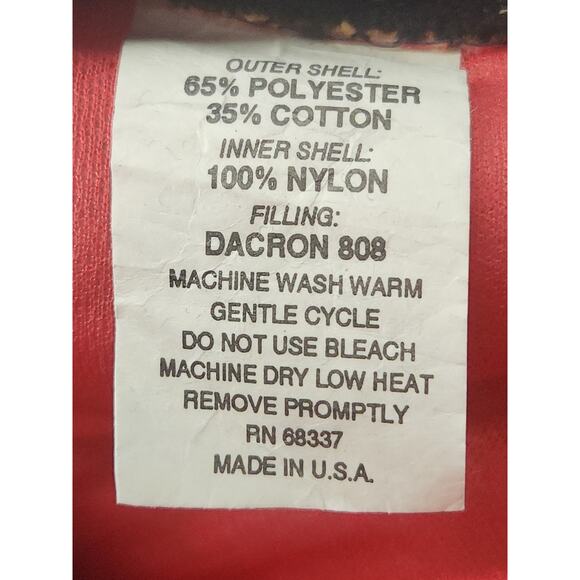 Canvas Insulated Hunting Vest Men's 2X Light Brown Full-Zip Outdoors NWT - Picture 6 of 7